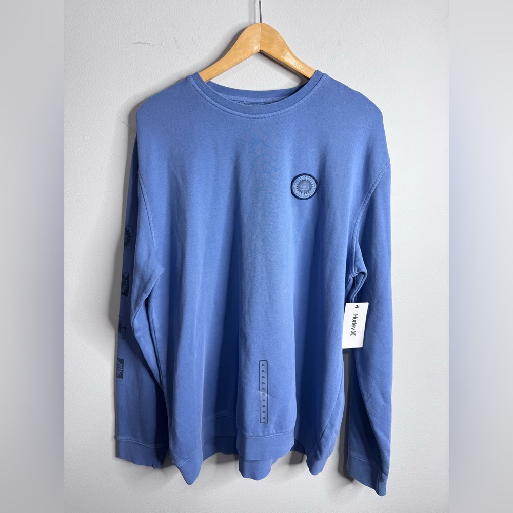 Hurley Naturals Crewneck Sweatshirt Surfer/ Skater Mens NWT - Picture 6 of 10